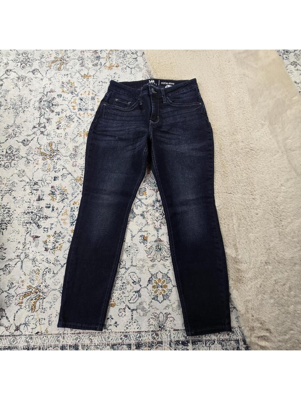 Lee Riders Midrise Skinny Jeans Denim Women 8P